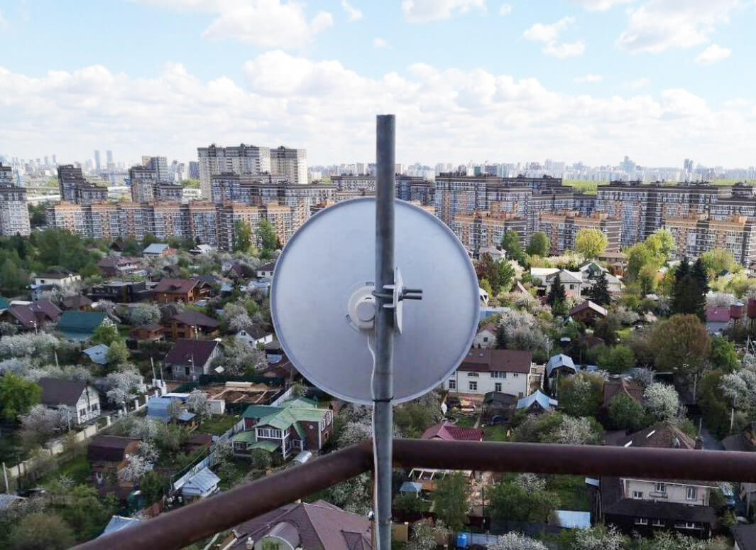 Установка спутникового Интернета Триколор в Егорьевске: фото №1